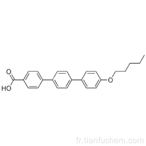 Acide [1,1 &#39;: 4&#39;, 1 &#39;&#39; - terphényl] -4-carboxylique, 4 &quot;- (pentyloxy) - CAS 158938-08-0